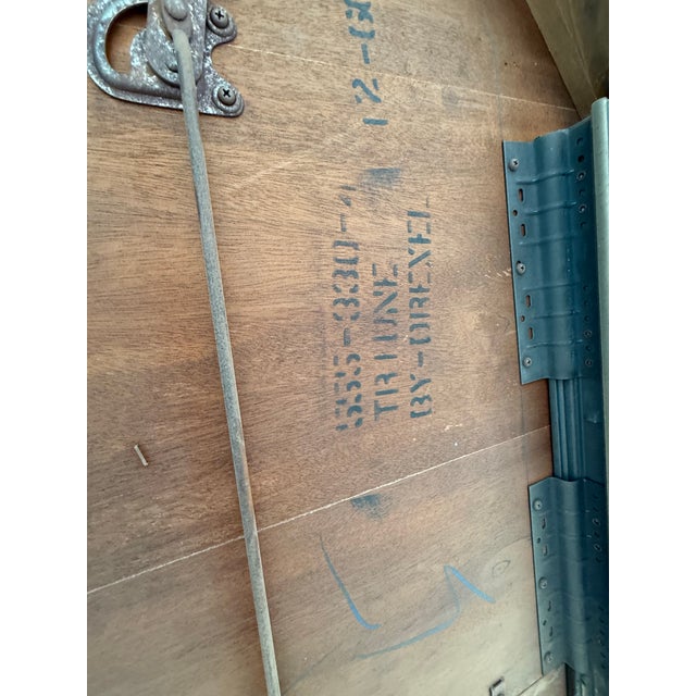 1960s Drexel Triune Mid-Century Modern Walnut Dining Table Restored For Sale - Image 11 of 12