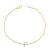 Immerse yourself in the understated elegance of this 10K yellow gold bracelet, for an enrapturing shimmer that captures...