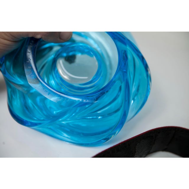 Handmade Swirl Murano Glass Candleholder by Vistosi, 2014 For Sale - Image 14 of 18