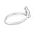 Discover elegance redefined with this exquisite ring, crafted in lustrous 10K white gold. Its smooth band graces the...