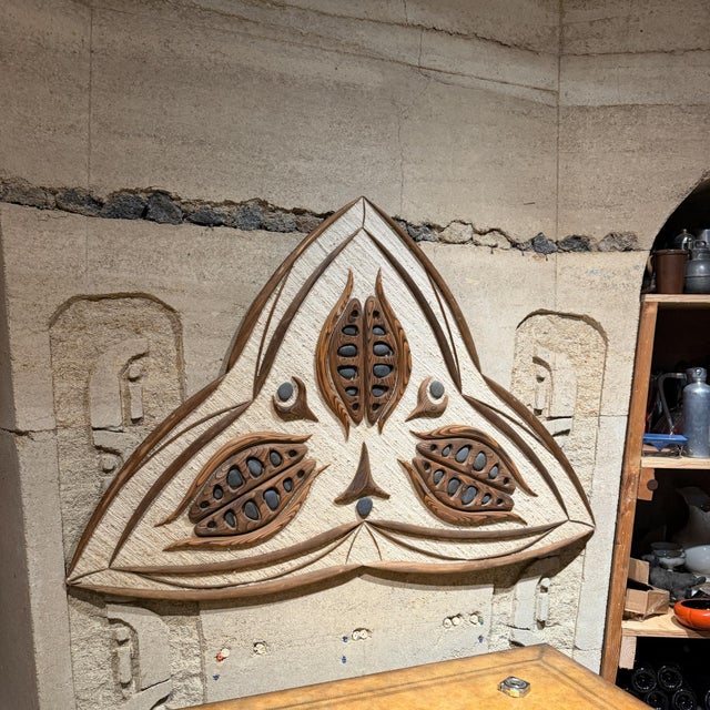 Paul Hollowend Carved Wood Abstract Wall Art Post-Modern For Sale In San Diego - Image 6 of 17