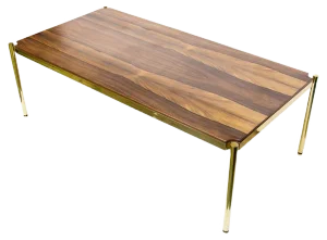 Rosewood Coffee Table by Osvaldo Borsani for Tecno, 1960s