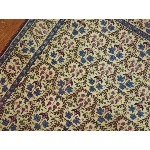 Antique Persian Kerman Rug For Sale In New York - Image 6 of 6