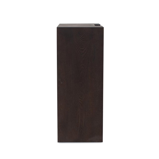 Kenneth Ludwig Chicago Bertoia Black Wooden Display Pedestal- Short For Sale - Image 4 of 10
