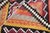 Orange 1970s Vintage Turkish Handmade Wool Cotton Orange Runner Rug For Sale - Image 8 of 11