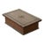 Roycroft Arts & Crafts Hammered Copper Quatrefoil Stamp Box For Sale