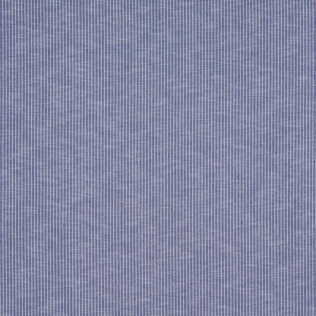 Contemporary Schumacher Garter Stripe Indoor/Outdoor Fabric in Blue For Sale - Image 3 of 3
