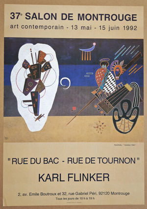 Original Galerie Flinker Poster by Kandinsky, 1992