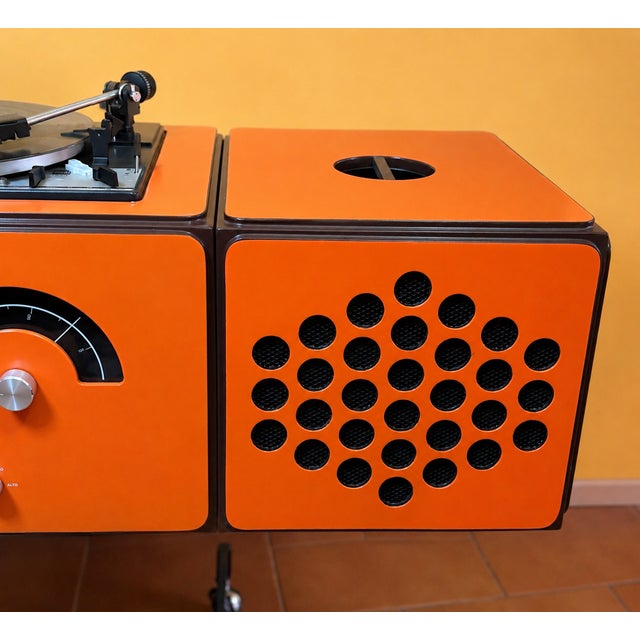 Black Cubo RR 126 FO Radiophonograph by Fratelli Castiglioni for Brionvega, Italy, 1960s For Sale - Image 8 of 11