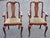 Late 20th Century Set of Six Henkel Harris Solid Wild Black Cherry Queen Anne Style Dining Chairs For Sale - Image 16 of 18