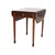 Traditional Antique Pembroke Style Banded & Inlaid Mahogany Drop Leaf Table C1920 For Sale - Image 3 of 12
