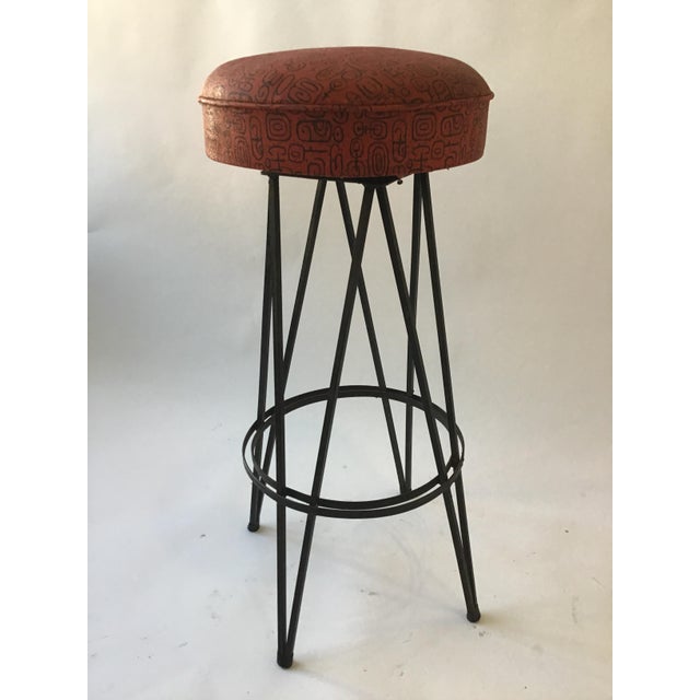 6 Frederick Weinberg Iron Bar/Counter Stools Chairish