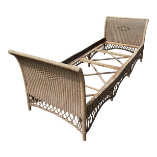 Antique Rattan Day Bed For Sale