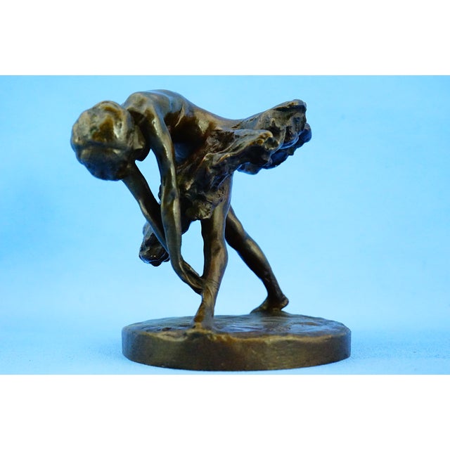 Edgar Degas, Ballerina Tying Her Shoe, 1890s, Bronze For Sale - Image 10 of 18