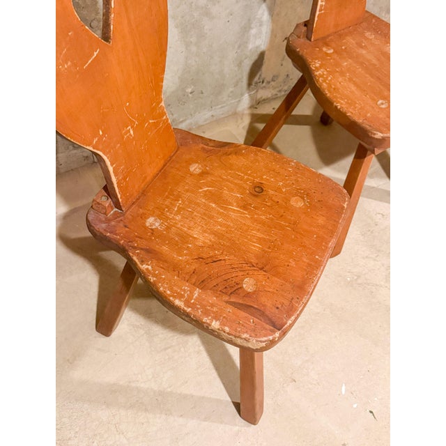 Traditional antique mountain chair from Vermont. Crafted from maple, this example has developed a beautiful patina over...