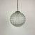 1970s Mid-Century Modern Bubbled Clear Glass Globe Pendant Lamp by Limburg Glashutte from Glashütte Limburg, 1970s For Sale - Image 5 of 6