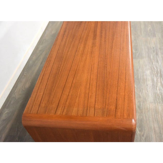 1960s 1960s Danish Modern Teak Credenza by Kibæk Furniture For Sale - Image 5 of 9