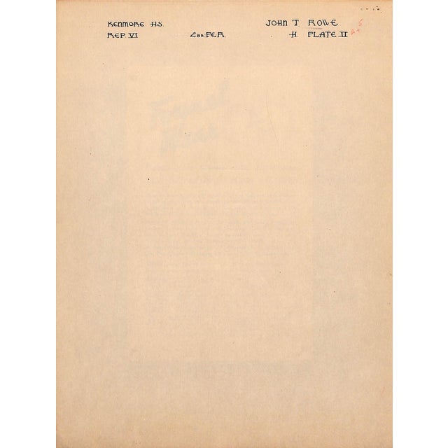 By John T. Rowe Print Sz: 7 3/4"H x 5"W Sheet Sz: 12"H x 9"W