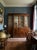 English Georgian Style Flame Grain Mahogany Breakfront Bookcase For Sale - Image 3 of 3
