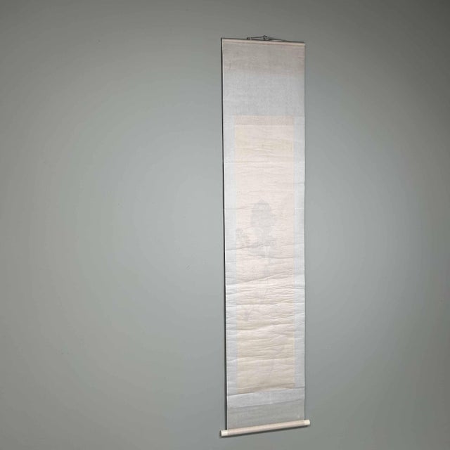 Antique Scroll of Japanese Landscape, 1920s For Sale - Image 3 of 16