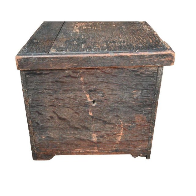 Gothic Oak Chest, Northern France, 1360 For Sale - Image 6 of 6