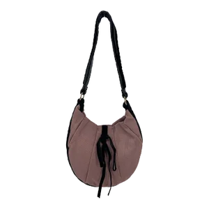Yves Saint Laurent Mauve Canvas Rive Gauche Handbag