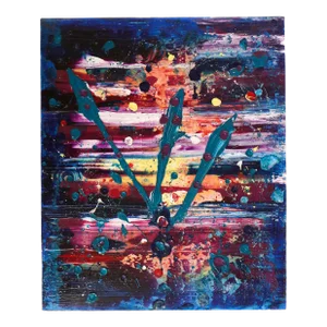 Abstract Expressionist Painting Richard Heinsohn from Allan Stone Gallery, 1988