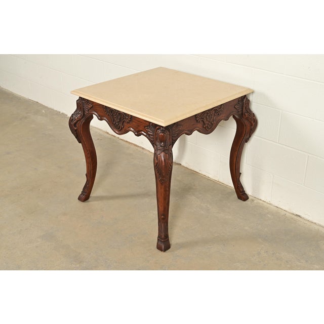 A beautiful French Rococo Louis XV style tea table, center table, or occasional side table By Ralph Lauren USA, Circa Late...