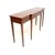 Large Vintage Inlaid Sheraton Style Console Table, 1950 For Sale - Image 3 of 13