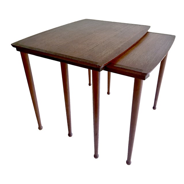 Vintage Danish Nesting Tables from Moebel Intarsia, Set of 2 For Sale