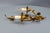 Hollywood Regency Gilt Metal Botanical Two-Light Wall Sconce, 1950s For Sale - Image 13 of 18