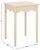 Contemporary Paislyn Accent Table in Sand For Sale - Image 3 of 7
