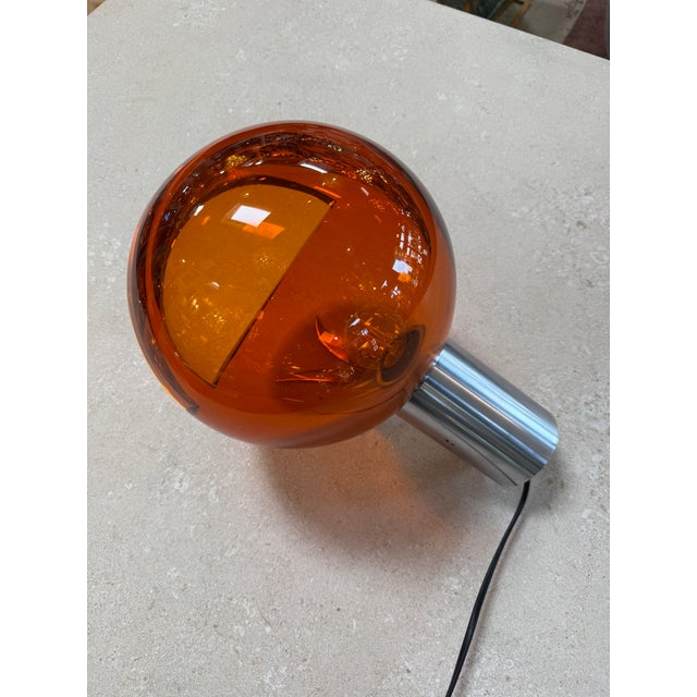 Space Age Table Lamp by Flavio Poli , Murano Glass. Italy 1970s. For Sale - Image 11 of 12