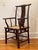 Chinoiserie Vintage Asian Chinoiserie Yoke Back Chair For Sale - Image 3 of 12