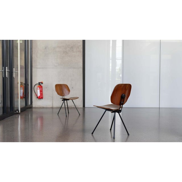 Set of S88 Folding Chairs by Osvaldo Borsani for Tecno, Italy For Sale - Image 5 of 18