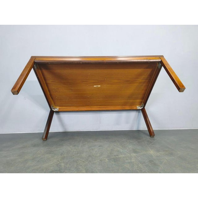 Wood and Tile Coffee Table attributed to Otto Detlefsen for Haslev, 1960s For Sale - Image 16 of 17