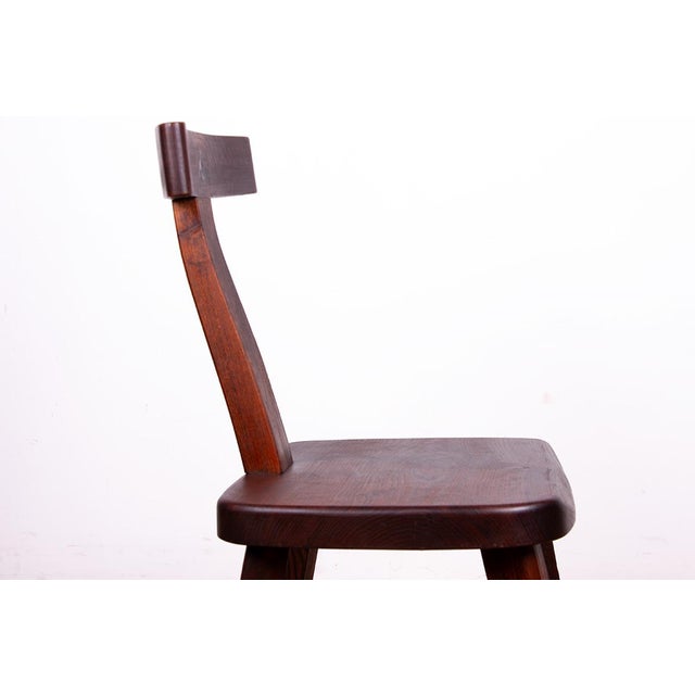 Scandinavian T Model Chairs in Elm in the style of Olavi Hanninen, 1960s, Set of 4 For Sale - Image 9 of 18