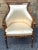 Late 20th Century William IV Style Burl Wood and Diamond Brocade Upholstered Armchair For Sale - Image 4 of 13