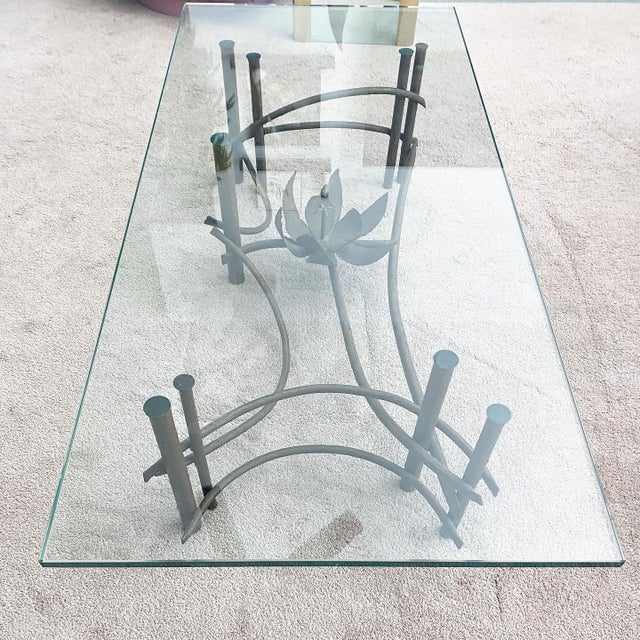 1970s Brutalist Silas Seandel Lotus Coffee Table For Sale - Image 13 of 13