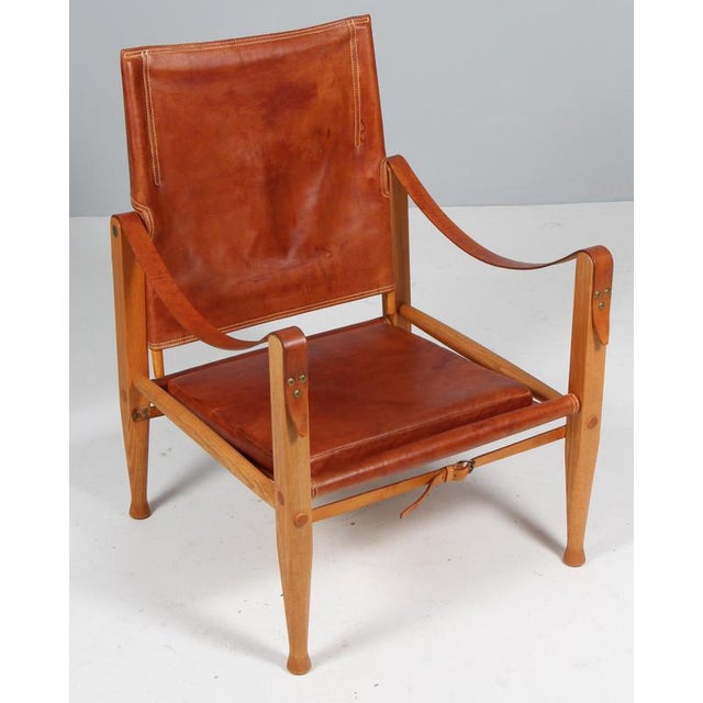 Safari Chair by Kaare Klint for Rud Rasmussen, 1960s For Sale - Image 3 of 9