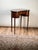 Traditional Vintage Edwardian Sheraton Revival Kidney-Form Dressing Table C. 1940 For Sale - Image 3 of 7