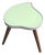 Plant Stand with Curved Green Top, 1950s For Sale