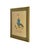Chinese Vintage Framed Chinese Horseman and Falcon Painting on Silk Matting Wall Art For Sale - Image 3 of 7