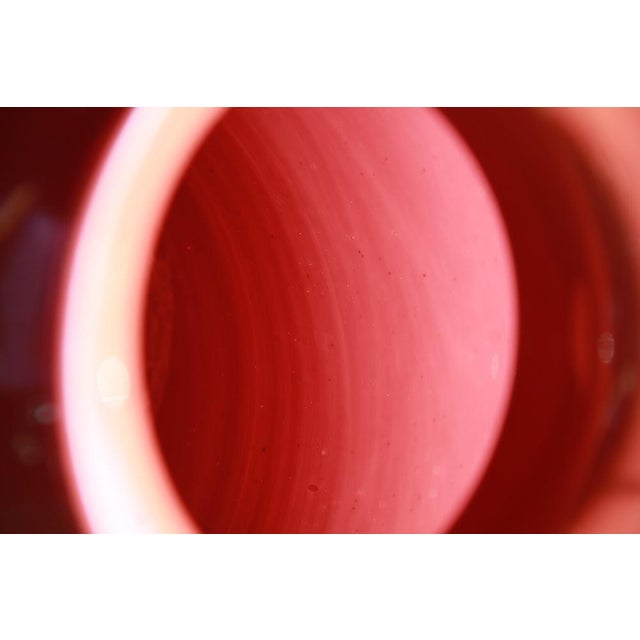 Maroon Corniola Vase in Murano Glass by Ercole Barovier for Barovier and Toso, 1960s For Sale - Image 8 of 10