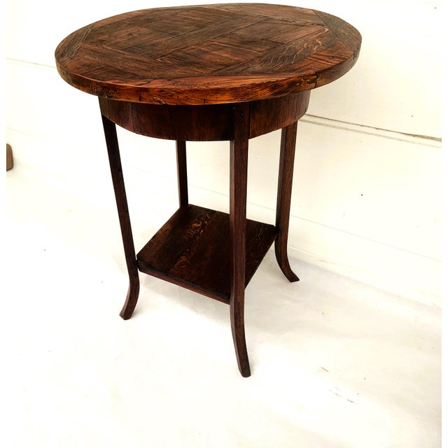 Art Deco Style Oak Table, 1940s For Sale - Image 6 of 16
