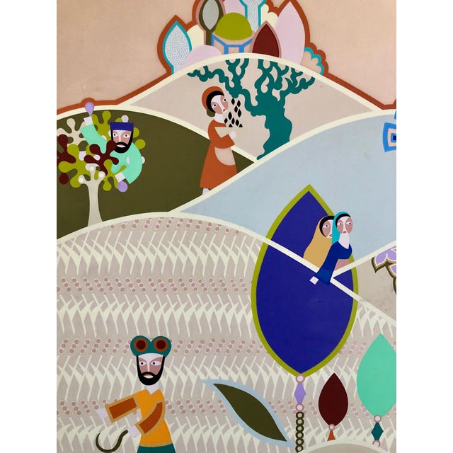 This is a mixed lithograph and serigraph silkscreen as per descriptions i read. this is not signed or numbered. it is a...