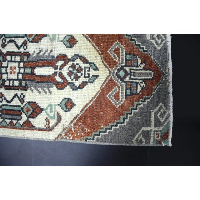 1960s Vintage Turkish Rug For Sale - Image 4 of 6