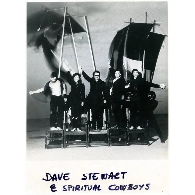 Unknown - Portrait of Dave Stewart and Spiritual Cowboys - Vintage Photo - 1990s For Sale
