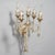 Gold Antique Arts & Crafts Gothic Silvered Finish Candelabra Wall Sconces 20th C For Sale - Image 8 of 8