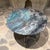 Metal Attributed to Ice Parisi Italian Coffee Table Mid Century Modern Green Stone For Sale - Image 7 of 8